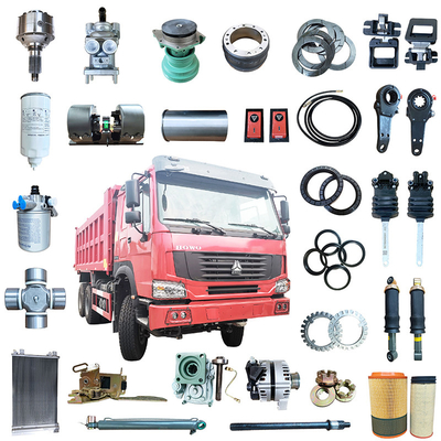 HAOJUN Sinotruck Howo 371 375 2005年のダンプトラック用スペアパーツ